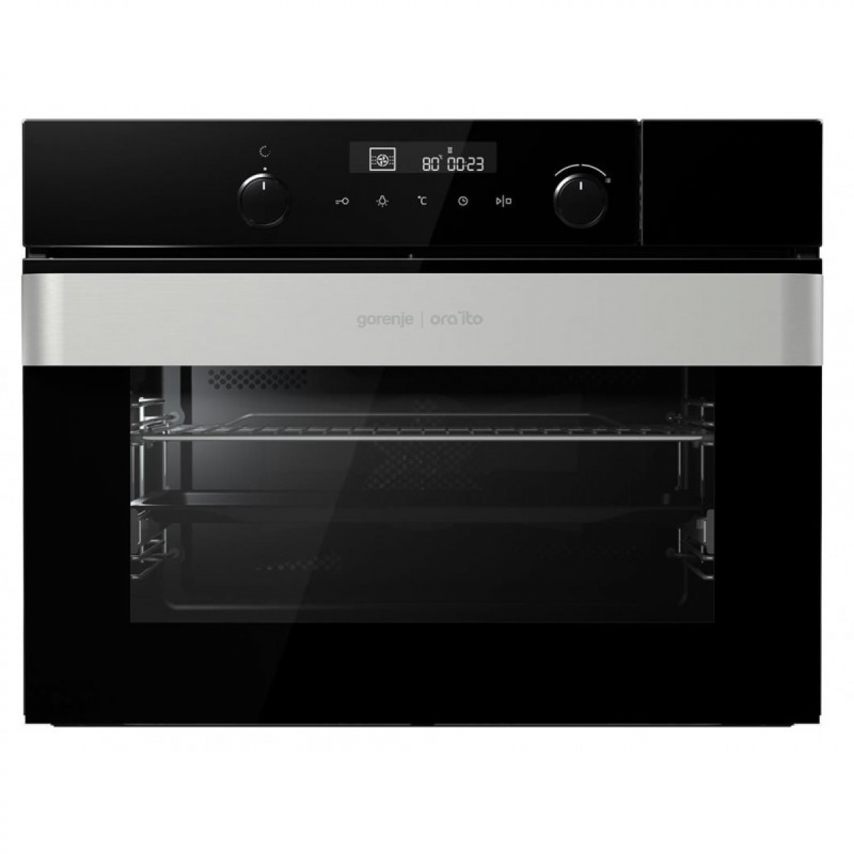 Gorenje 歌爾 BCS547ORAB 嵌入式蒸焗爐：50L大容量、A+能效、專業測溫烤肉